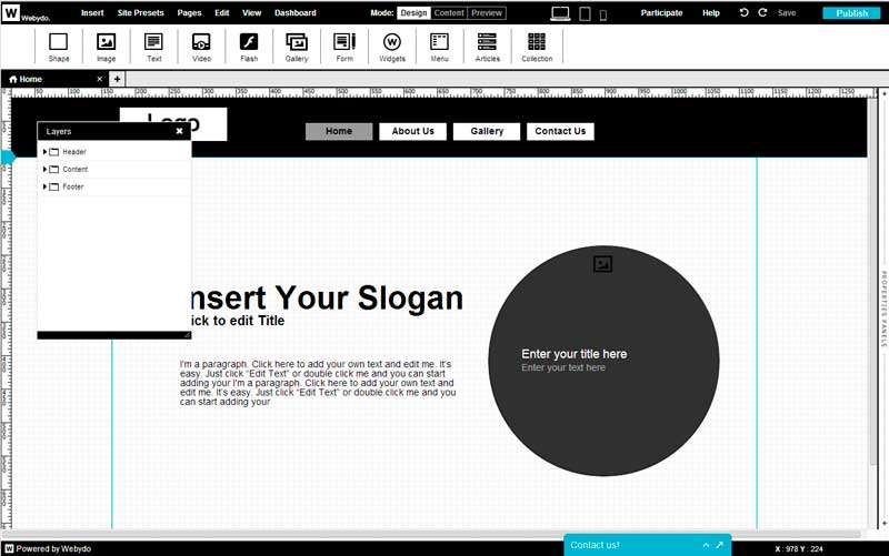 Diseño Web mediante estructura