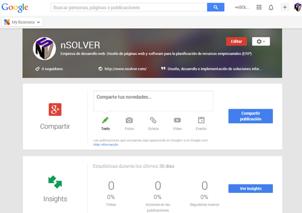 nSolver Google My Business