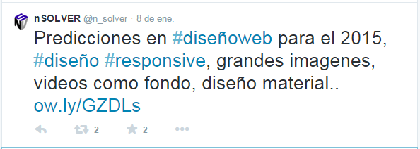 Uso de hashyags en twitter Uso de hashyags en twitter